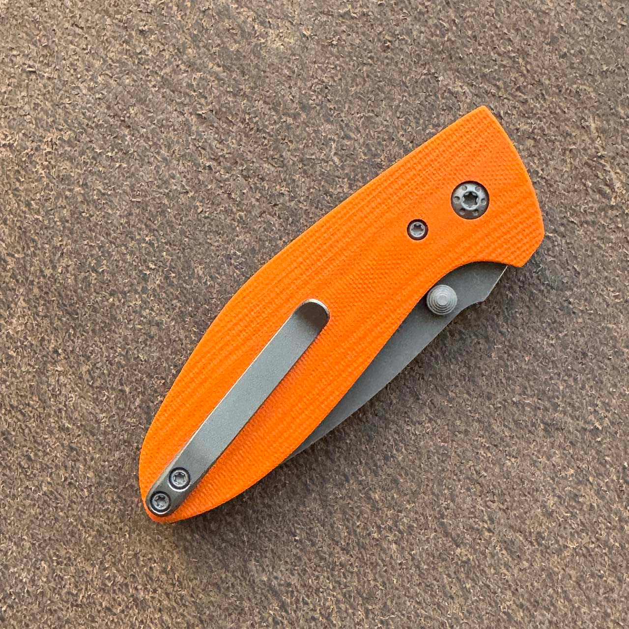 Jason Clark Custom Model 3 G-Carta Handle w/ Zirc Bolster