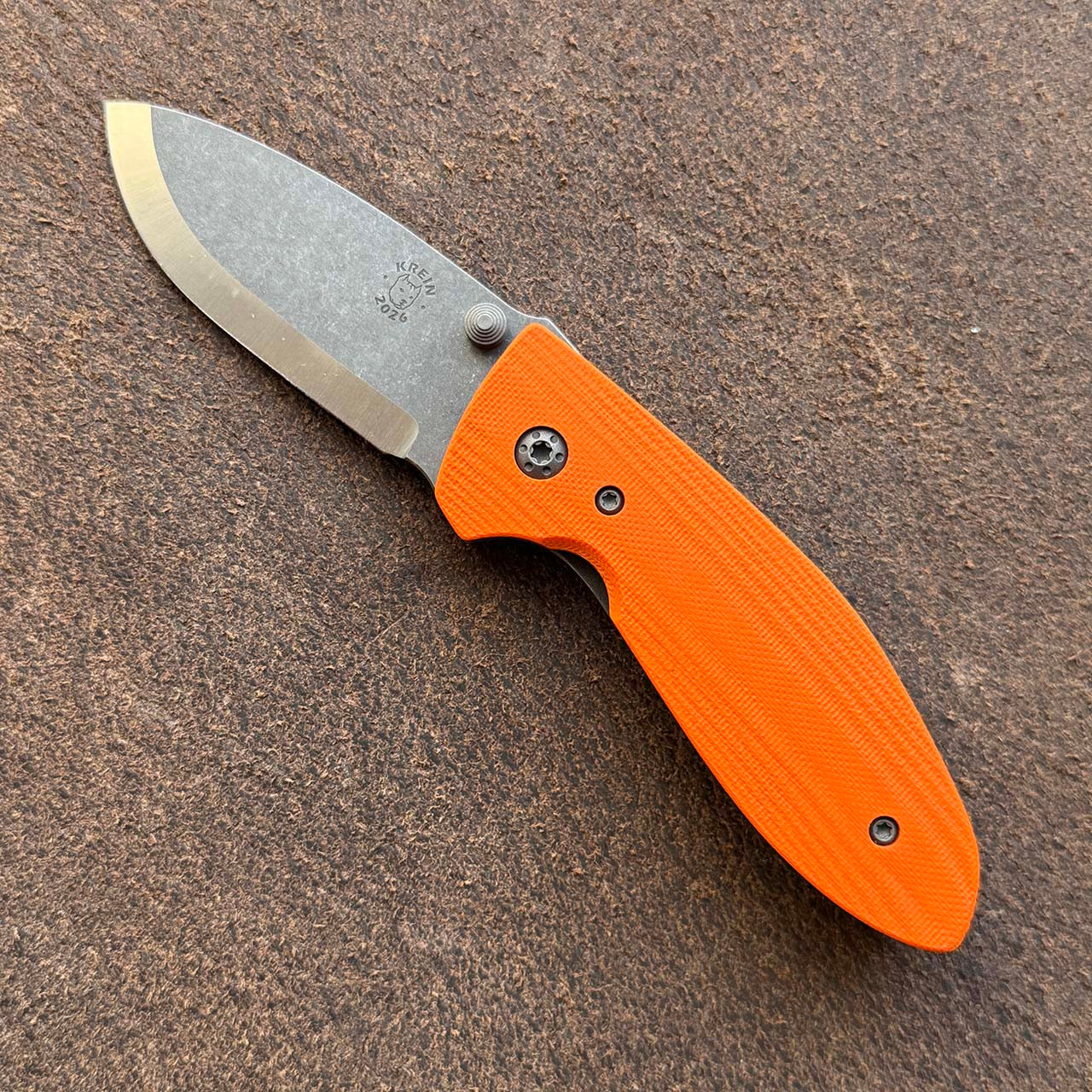 Jason Clark Custom Model 3 G-Carta Handle w/ Zirc Bolster