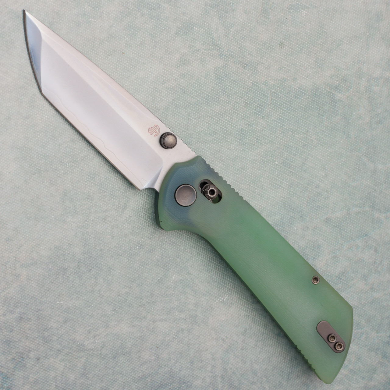 North Mountain Blade Chop Crossbar Lock Jade G10 Handles SLD-Magic