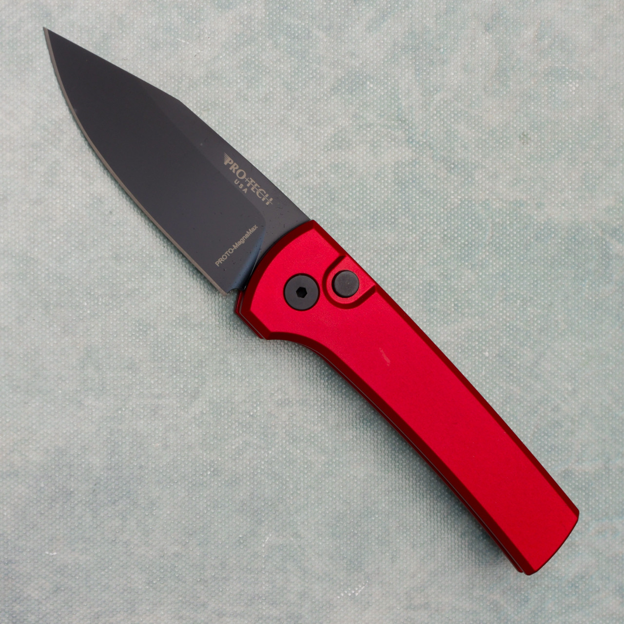Pro-Tech Chaves Scapegoat Compact Red Handles DLC MagnaMax Blade
