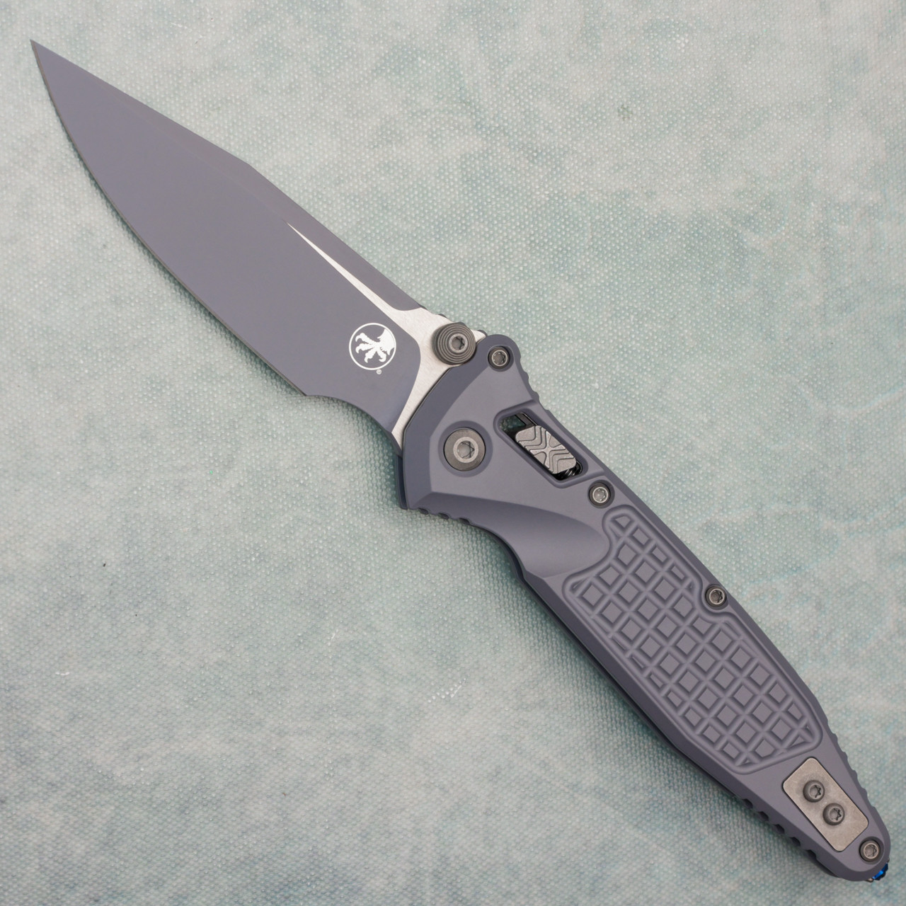 Microtech Socom Ram-Lok Frag Cerakote Storm Aluminum Handle