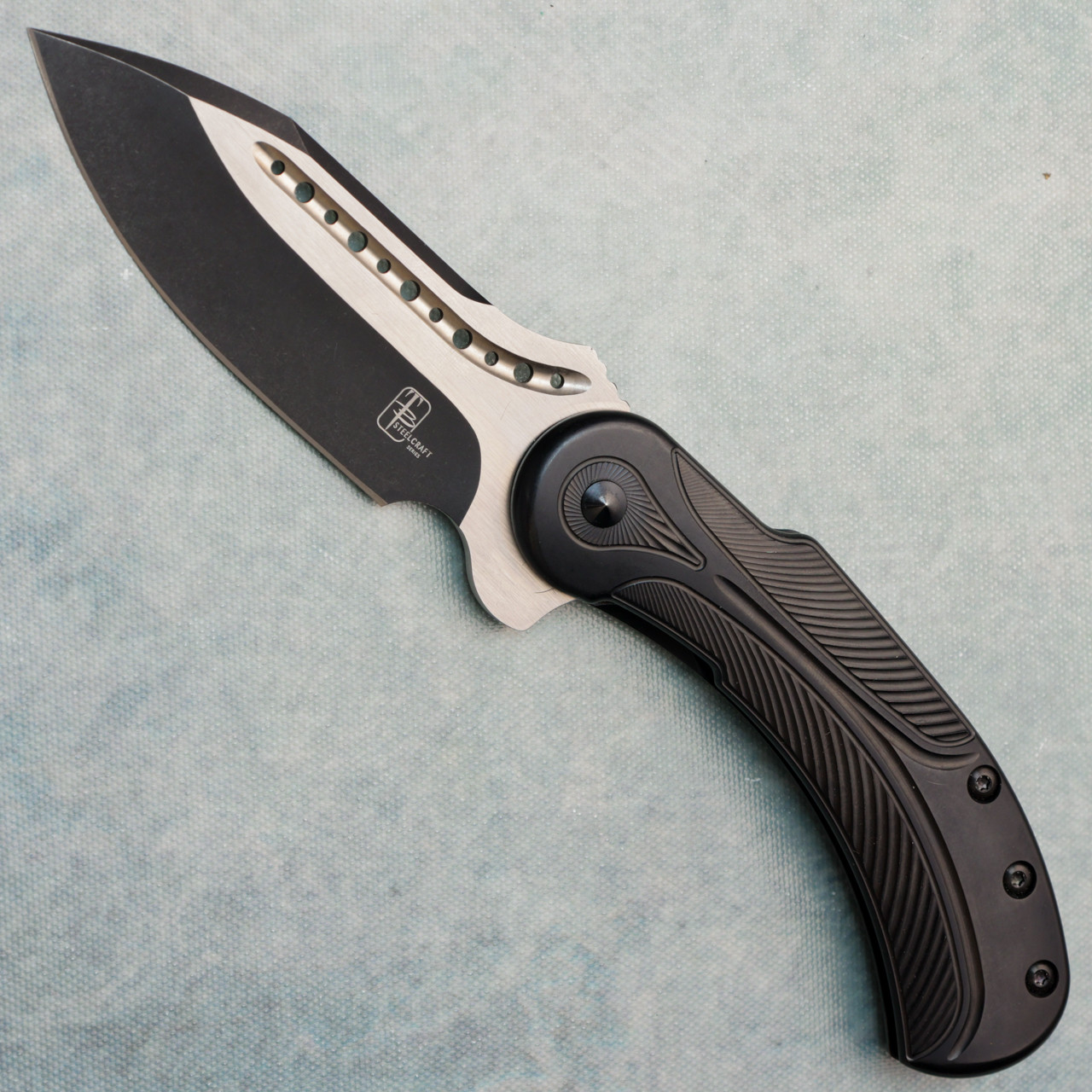 Todd Begg Steelcraft Series Field Marshal Frame Lock Textured