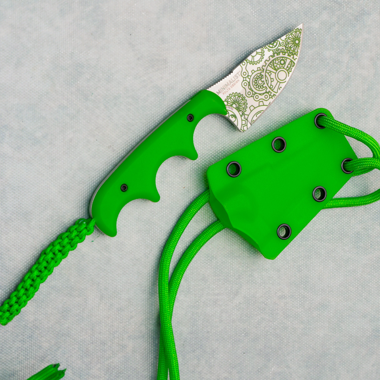 Columbia River Knife And Tool Minimalist Neck Knife Green Polymer
