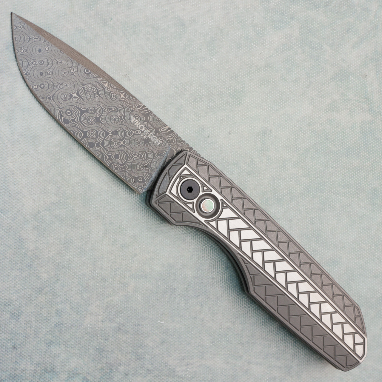 Pro-Tech Vero Synapse 2 Custom 2-Tone Blasted/Tumbled Herringbone