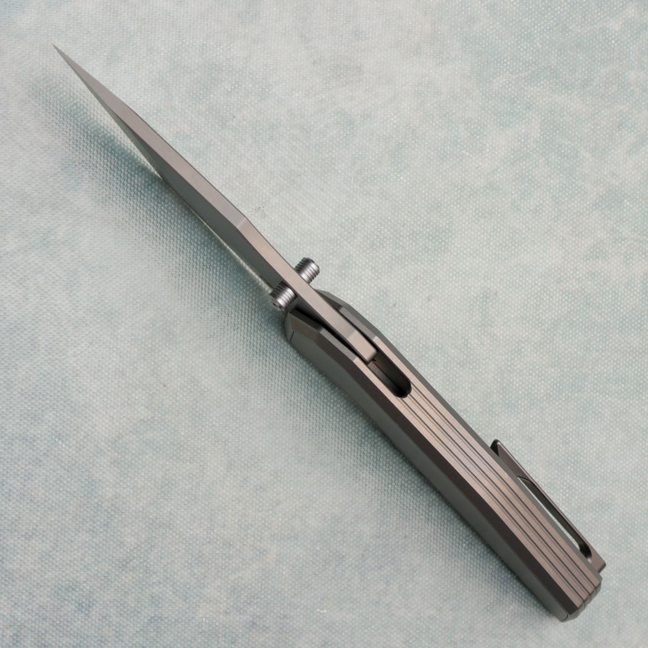 Chaves Knives Jake McCoy Omega Street Integral Stonewash Titanium