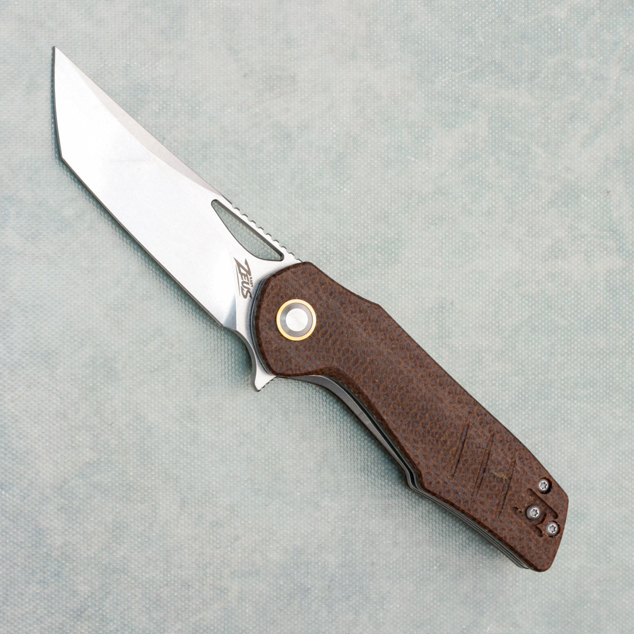 Grissom Knife and Tool Baby Zeus Liner Lock Natural Micarta