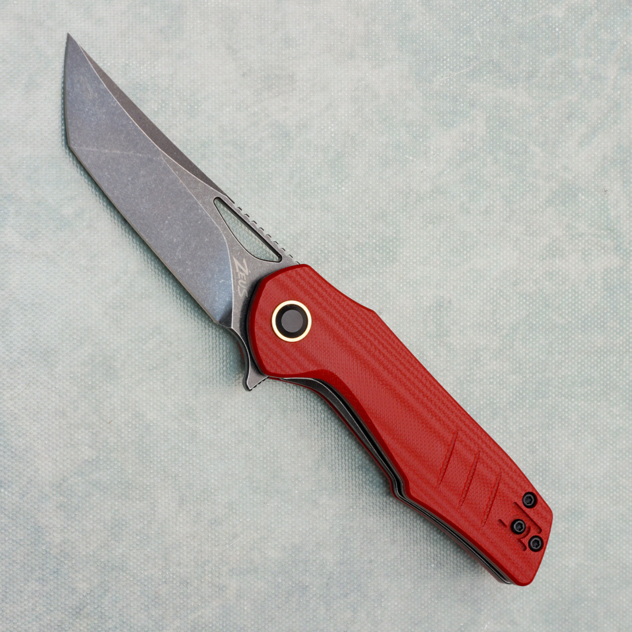 Grissom Knife and Tool Baby Zeus Liner Lock Merlot G-10 Handles