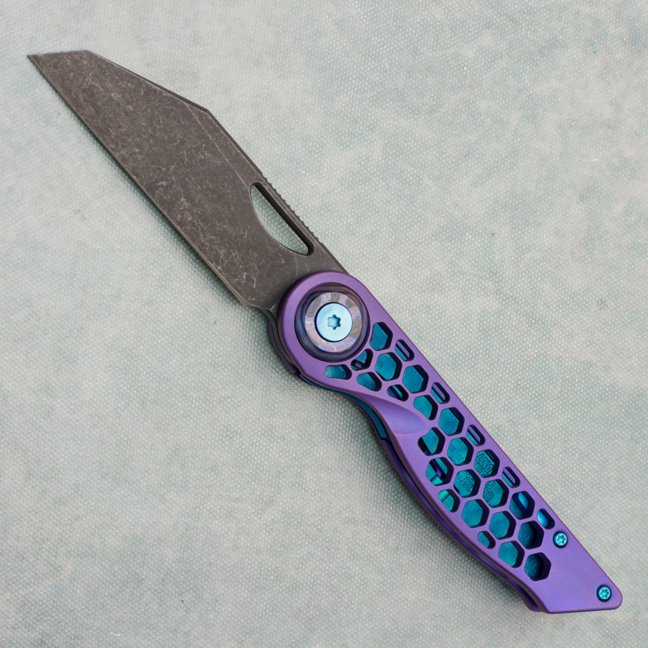 Hypercut Manufacturing Cretin Inset Lock Purple Skeletonized