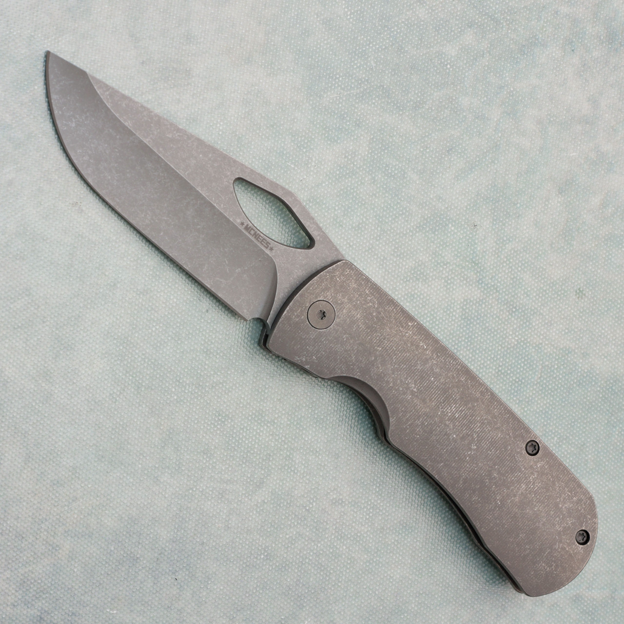 McNees Knives Little Dixon Frame Lock Titanium Handle Matte