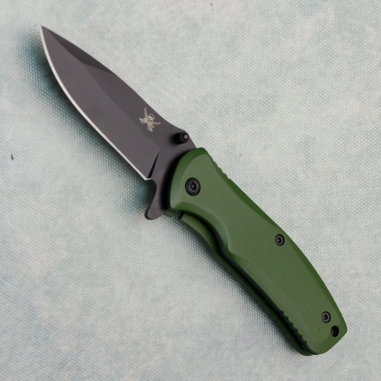Skallywag Tactical Mini Jack Assisted Frame Lock Green Handles