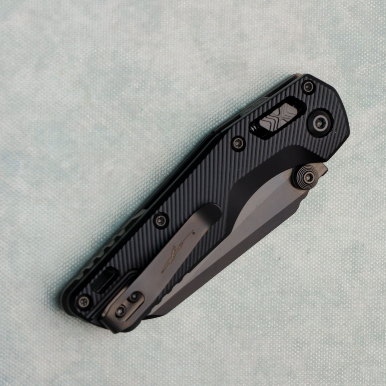 Microtech MSI Mini RAM-LOK Shadow Fluted DLC Standard 210M