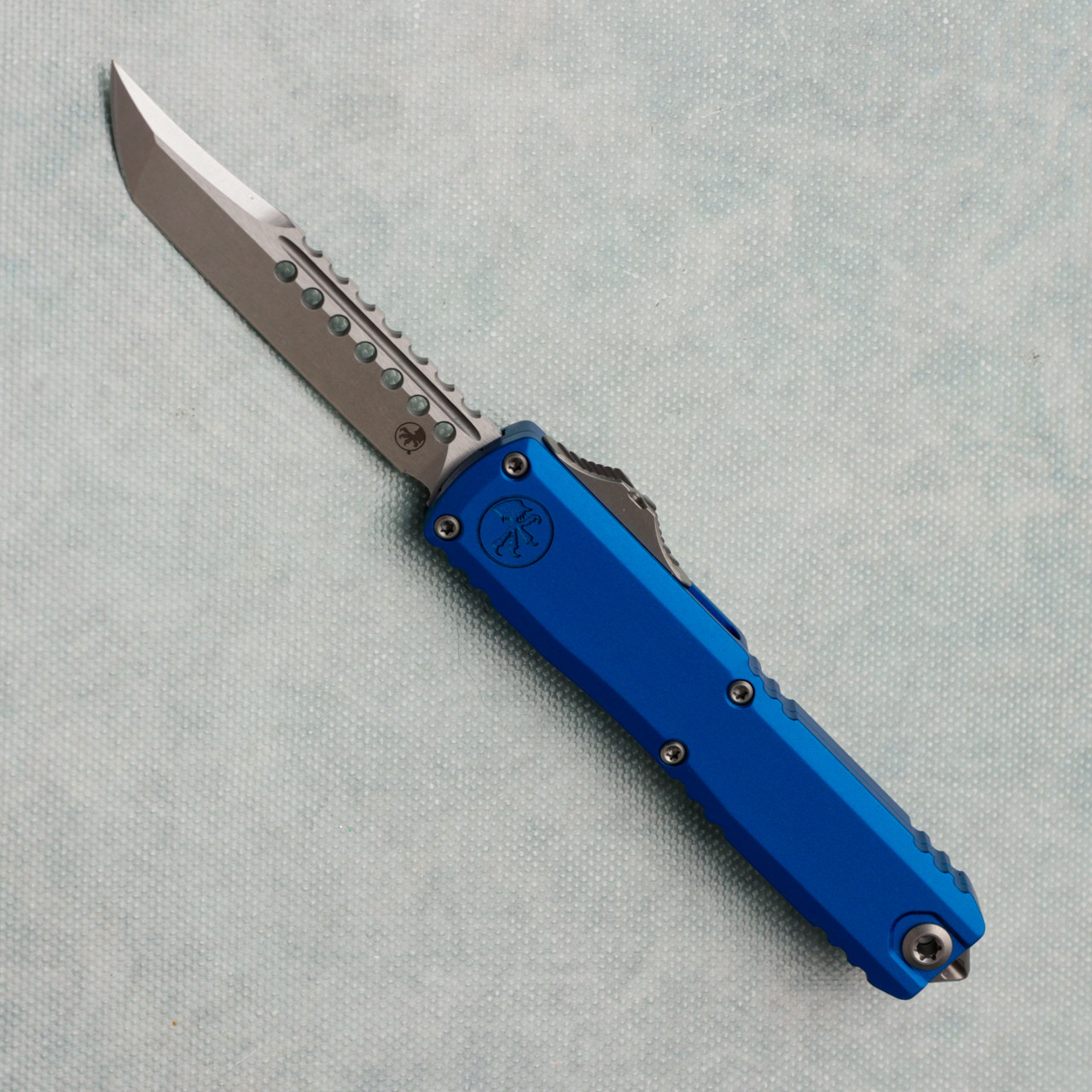 Microtech UTX-70 Gen IV Hellhound Blue Stonewash Standard