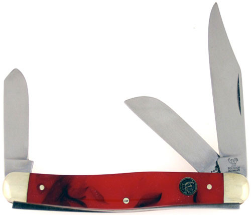Hen & Rooster Bertram Cutlery Stockman Red Velvet 413RVS American