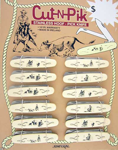 Imperial CutNPik Hoof Pick Knife American Edge Knives