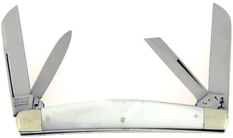 Kissing Crane Four Blade Congress Mother of Pearl American Edge Knives
