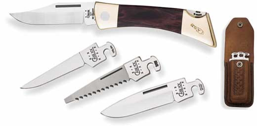 Case XX Blade Changer Hunting Knife Rosewood 174 | American Case XX Blade Changer Hunting Knife Rosewood 174 | American