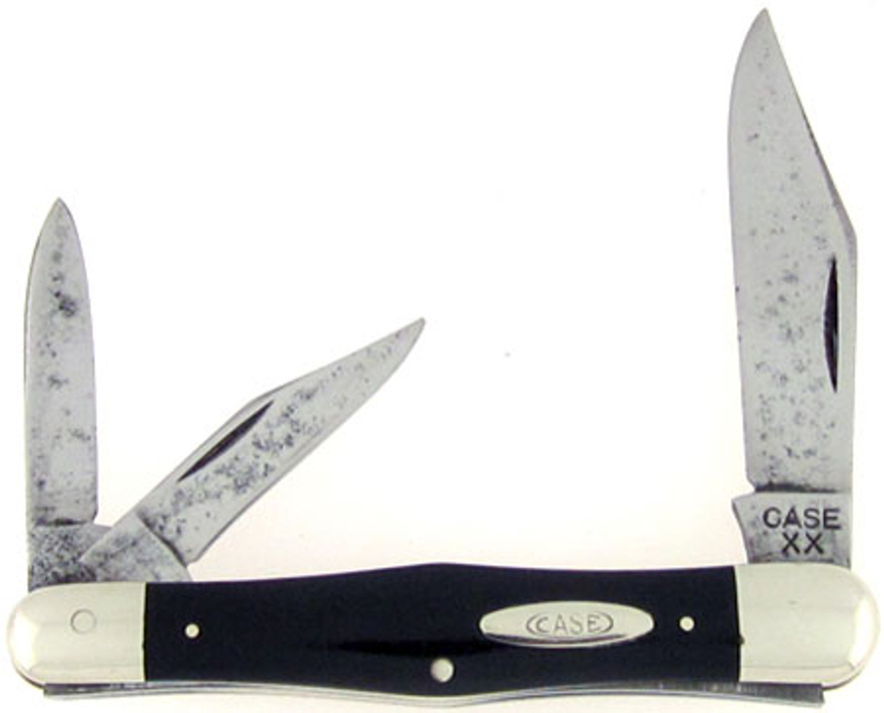 Case XX Antique Split Back Whittler Slick Black 2383