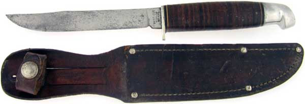 Western West-Cut Clip Point Hunter Stacked Leather K-1 | American Edge ...