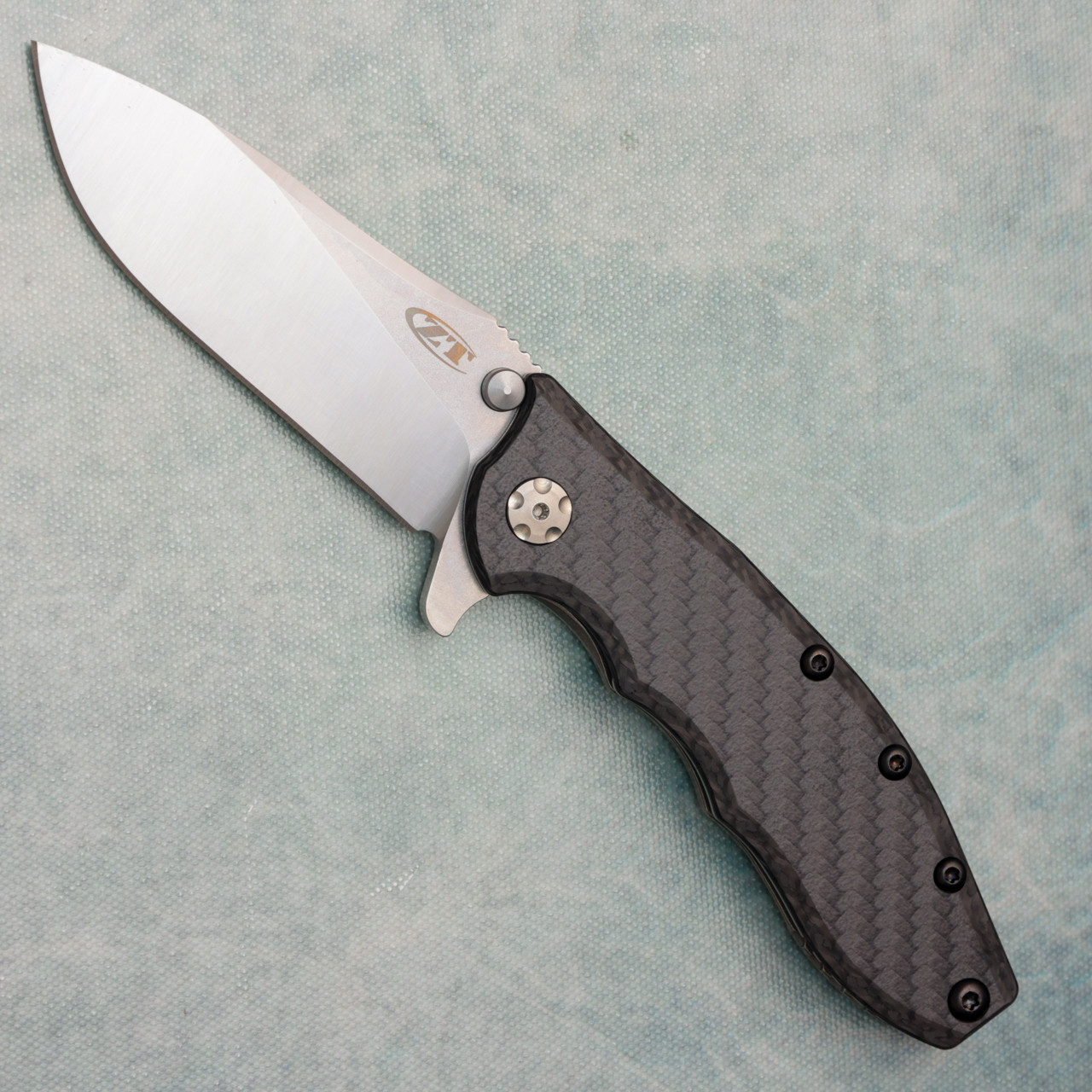 Zero Tolerance ZT 0562CF Hinderer Slicer Carbon Fiber Titanium CPM