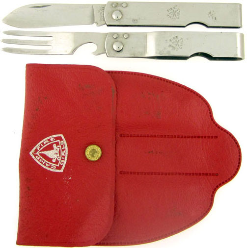 Imperial Boy Scouts of America Camp Fire Girls Folding Fork