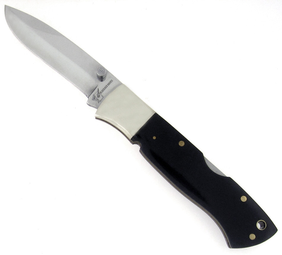BlackJack Mamba Lock Back Black Micarta 040 | American Edge Knives