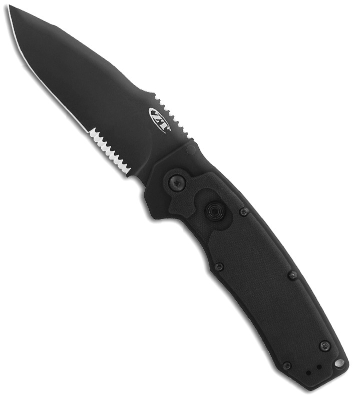 Zero Tolerance 0650ST Auto Black Serrated | American Edge Knives