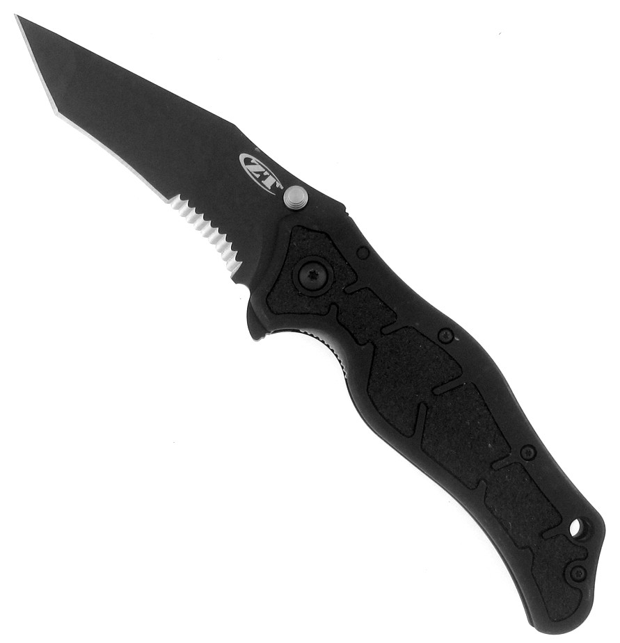 Zero Tolerance 0400ST Scavenger A/O Tanto Black Serrated