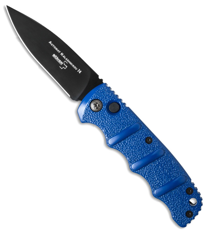 Boker Plus Automat Kalashnikov 74 Blue Black Blade 01KALS04N