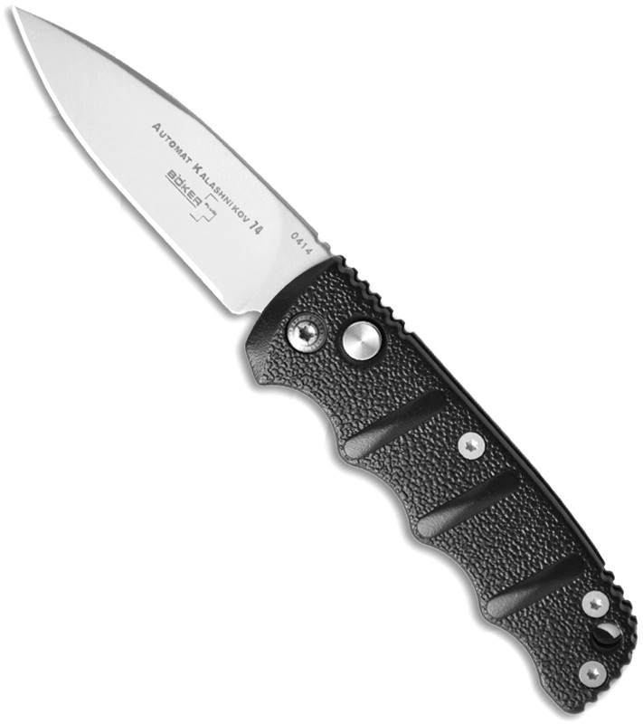 Boker Plus Automat Mini Kalashnikov 73 Black Bead Blasted Blade