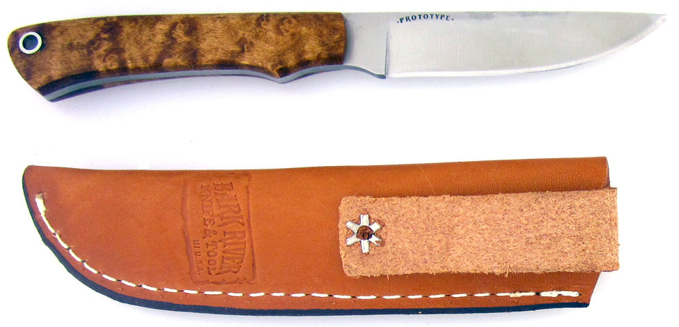 Bark River Bird & Trout Dark Birdseye Maple Wood Prototype 