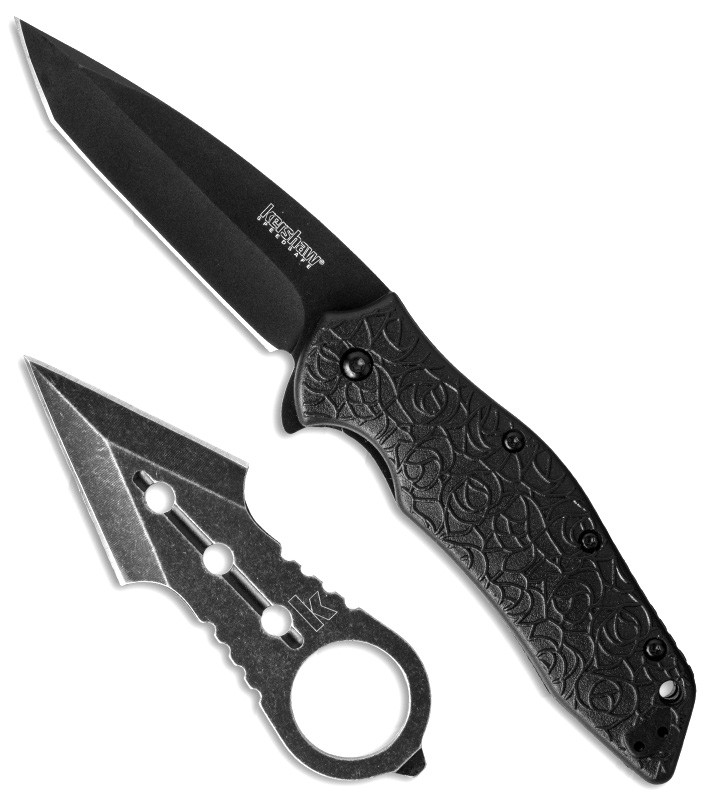 Kershaw Own It Kuro Pack w/ Neck Knife BlackWash 1835TBLKKITX