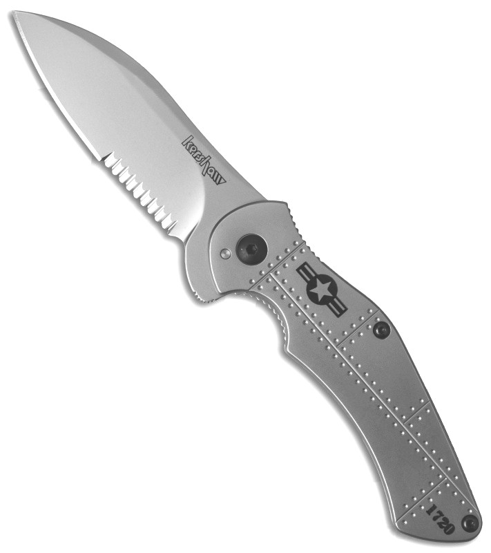 Kershaw Junkyard Dog Frame Lock Flipper Serrated 1720ST | American