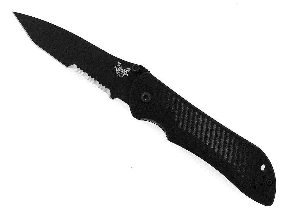 Benchmade Nitrous Stryker D2 Assisted Liner Lock Black Serrated