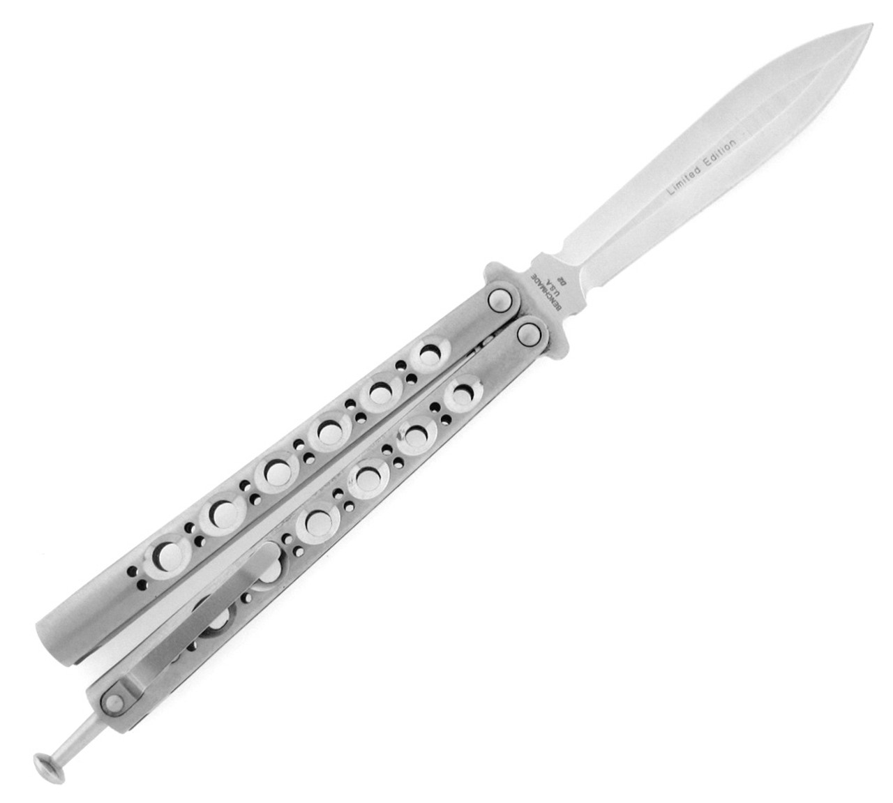 Benchmade Balisong Model 46mcd2 Spear Point Butterfly Titanium Limited Edition Benchmade Balisong Model 46mcd2 Spear Point Butterfly Titanium Limited Edition