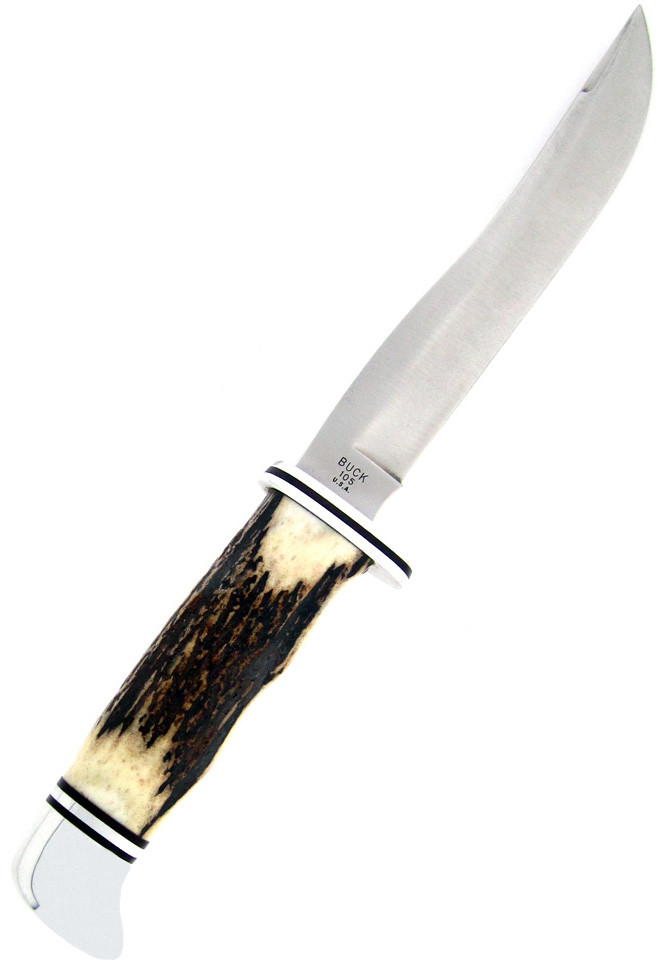 Buck 105 Pathfinder Fixed Blade Genuine Stag 1972-1986 Era