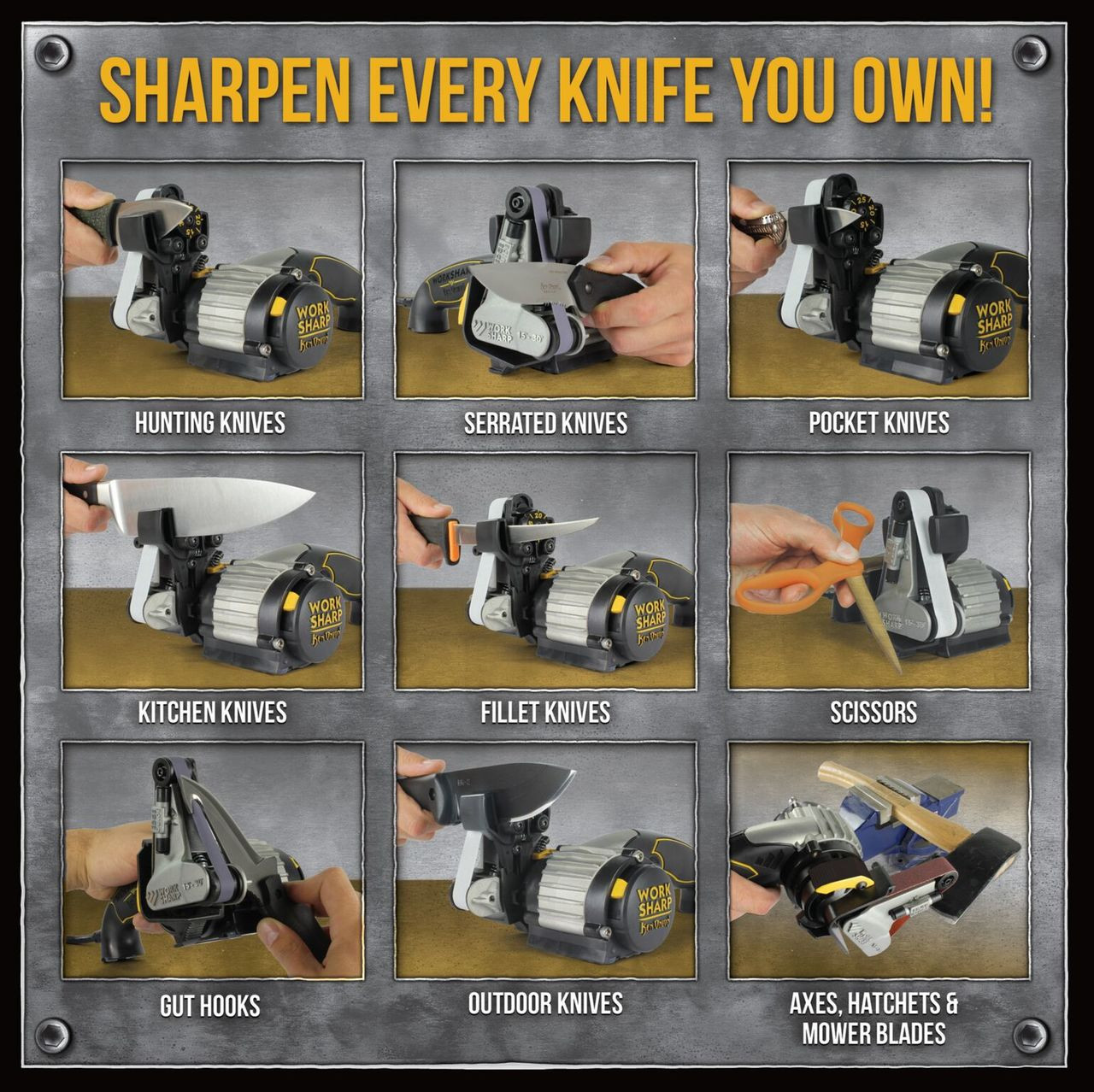 Work Sharp WSKTS-KO Ken Onion Edition Knife & Tool Sharpener