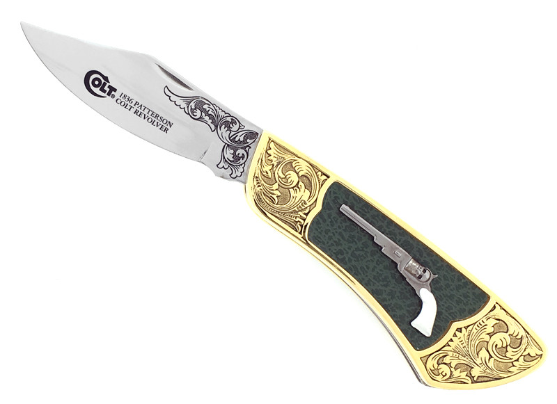 Colt Franklin Mint 1836 Patterson Colt Revolver Folder F1836PCR