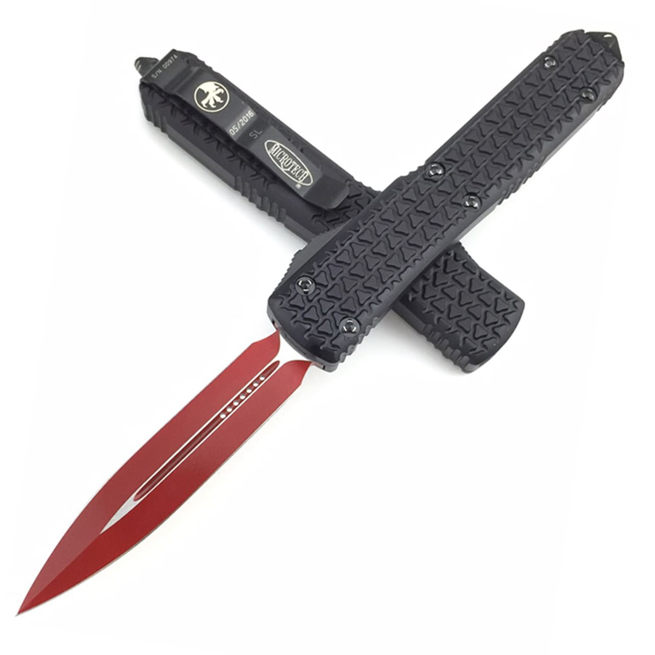 Microtech Ultratech D/E Sith Lord Red Standard Signature Series