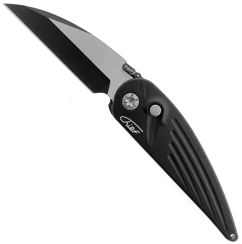 RAT Worx MRX Chief Auto Black Body Wharncliffe Razor Two Tone