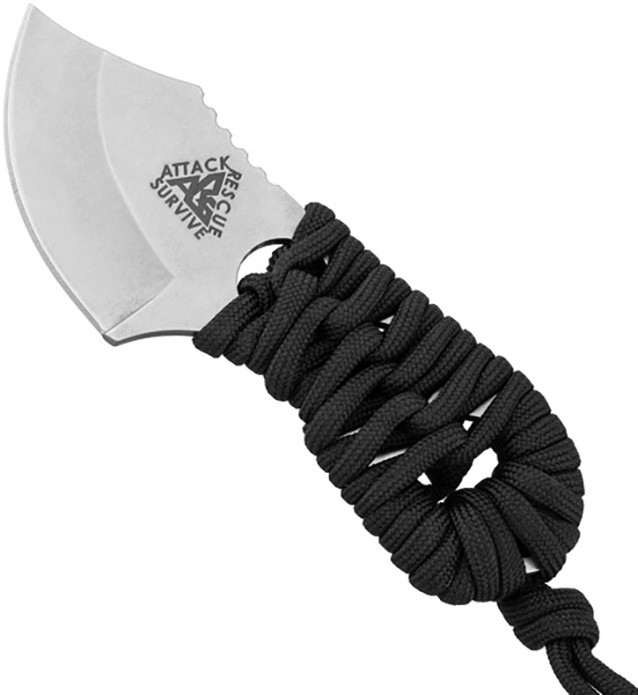 Attack Rescue Survive ARS Shanghai Shank Neck Knife Black Cord