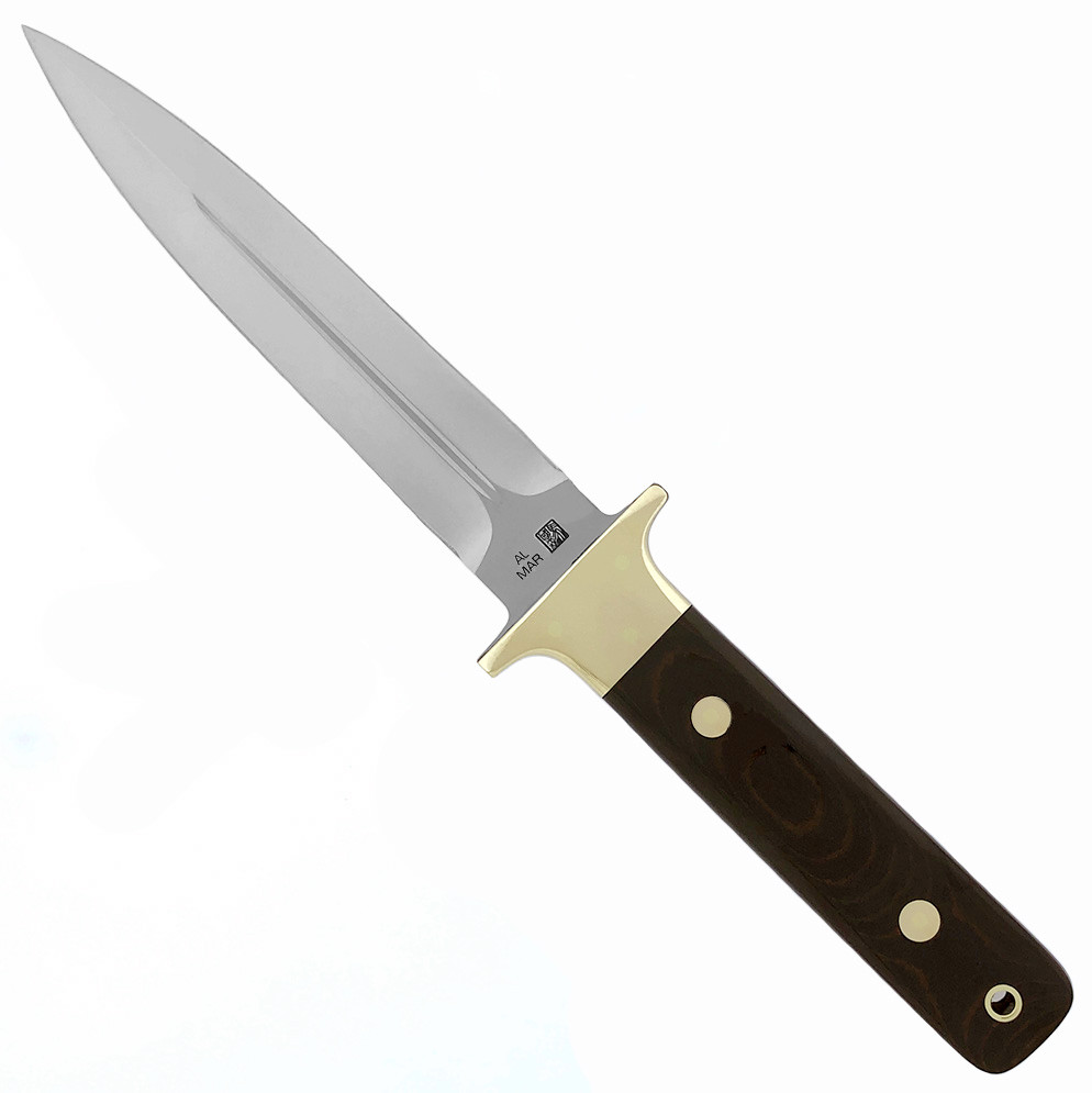 Al Mar Fang II Dagger Black Micarta Mirror Polished AM3 | American