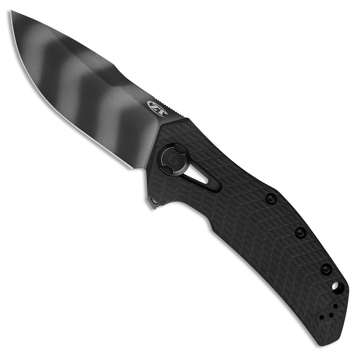 Zero Tolerance 0308BLKTS Frame Lock Flipper Black Titanium Handle