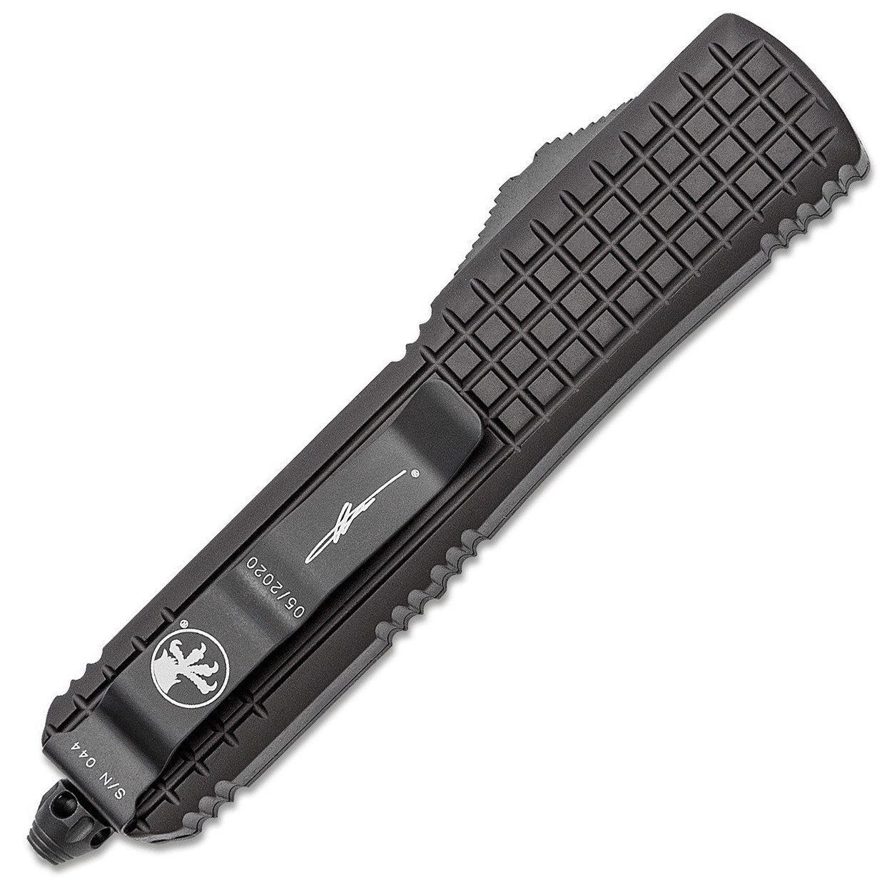 Microtech Ultratech D/E Delta Frag Fluted DLC Standard DLC Hardware ...