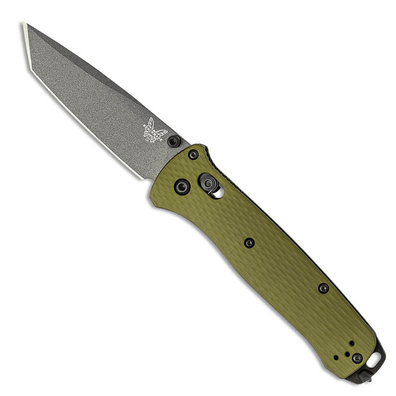 Benchmade Bailout Axis Lock Ranger Green Aluminum Handle Gray