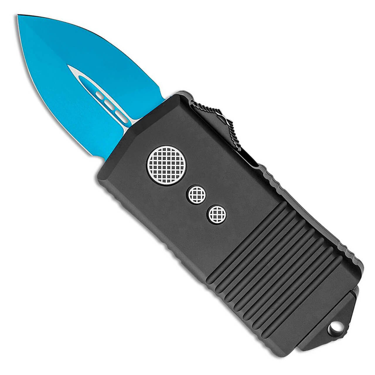 Microtech Exocet OTF Money Clip D/E Jedi Knight Blue Standard