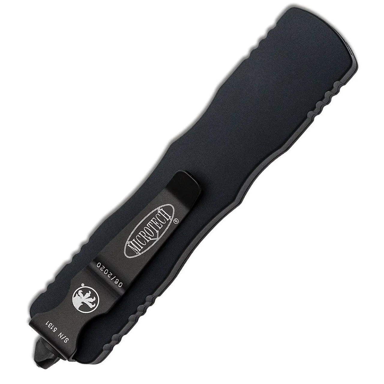 Microtech Dirac D/E Tactical Black Handle Black Blade Standard 225