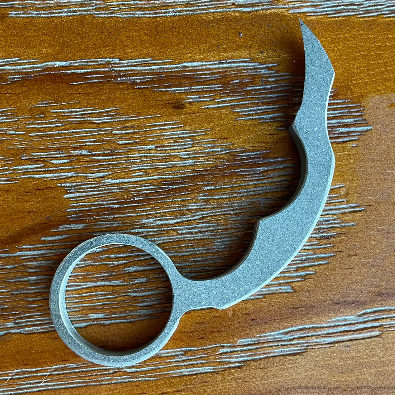 Sniper Bladeworks Custom Mini Karambit Fixed Blade Neck Knife Bead ...