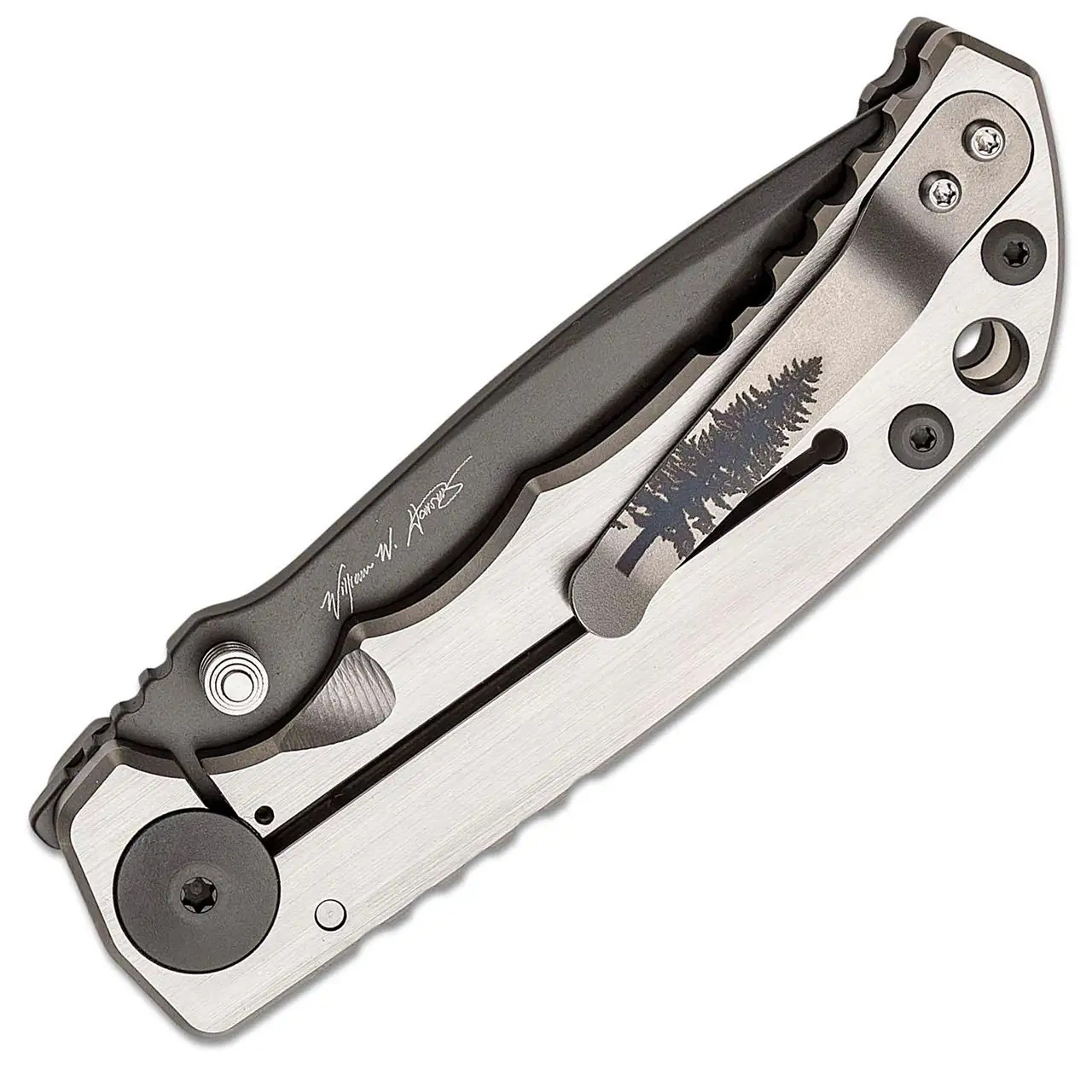 Spartan Blades Harsey Folder SHF 2021 Special Edition Fir Trees