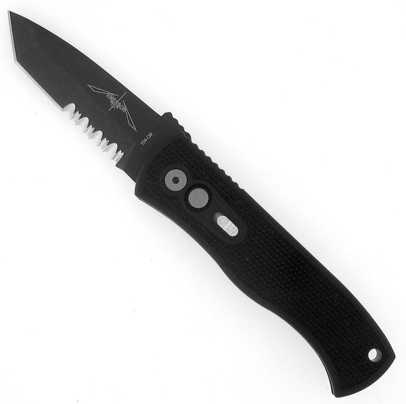 Pro-Tech Emerson CQC7 Auto Elite Black Tactical Serrated E7T08