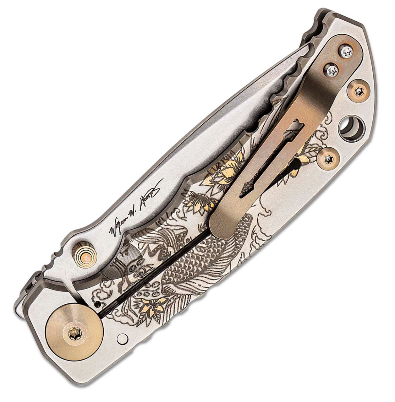 Spartan Blades Harsey Folder SHF 2022 Special Edition Koi Fish